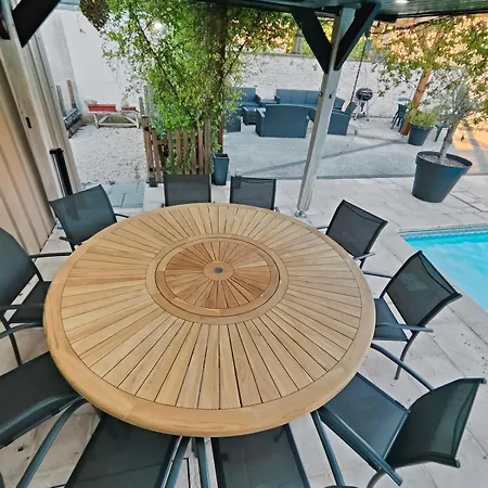 Au Vendangeoir De Groupe Piscine Villa Couvignon